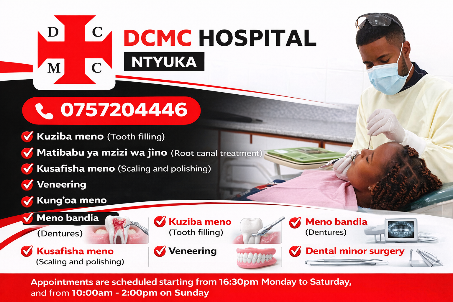 DCMC Hospital Dental Unit – Expert Care for a Healthy, Beautiful Smile